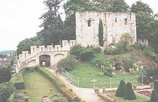 Ruines de l'ancien chteau-fort de Langeais