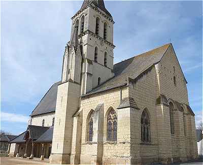 Chevet, clocher et flanc Sud de l'glise Saint Martin de Restign