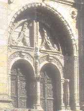Portail de l'�glise de Saint Calais