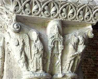 Sculpturedu clotre de l'glise abbatiale Saint Pierre de Moissac