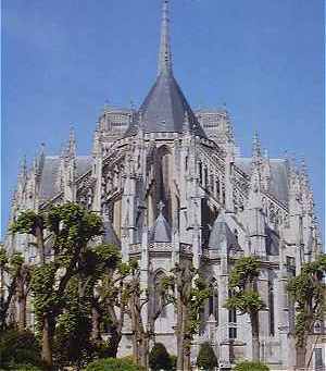 Chevet de la cathdrale Sainte Croix