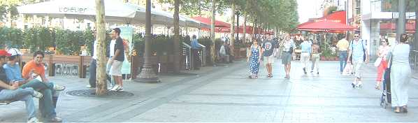 Contre alle des Champs Elyses