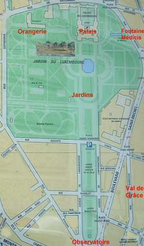 Plan du Luxembourg