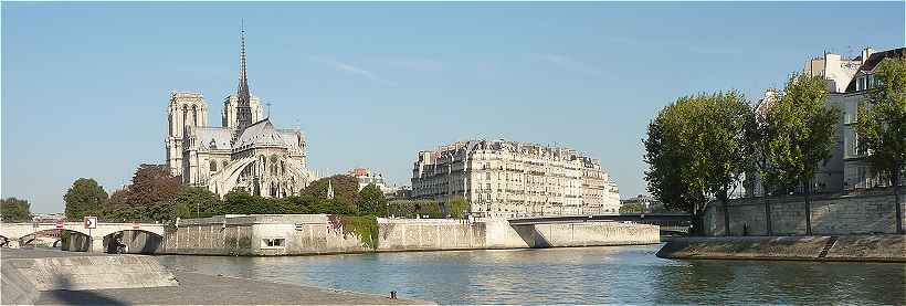 La Seine et l'le de la Cit vue du cot Est