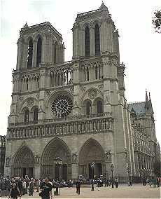 Faade de la Cathdrale Notre-Dame de Paris