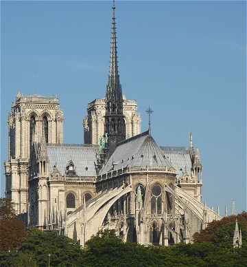 La Cathdrale Notre Dame de Paris, ct Est