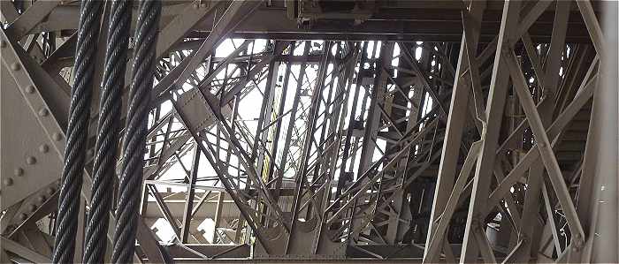 Paris, les entrailles de la Tour Eiffel