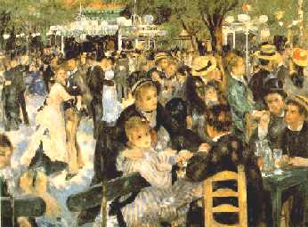 Bal du Moulin de la Galette, peinture de Renoir