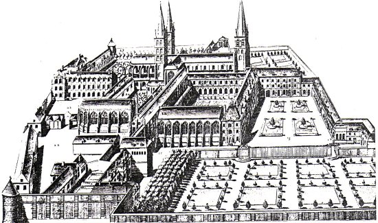Abbaye au XVIIe