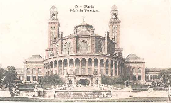 Paris: l'ancien Palais du Trocadro