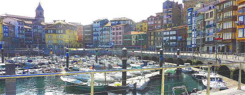 Panorama sur le port de Bermeo