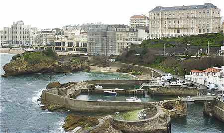 Biarritz: Port des Pcheurs et Rocher du Basta
