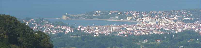 Col d'Ibardin: panorama sur Saint Jean de Luz