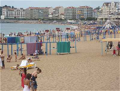 Partie centrale de la plage de Saint Jean de Luz