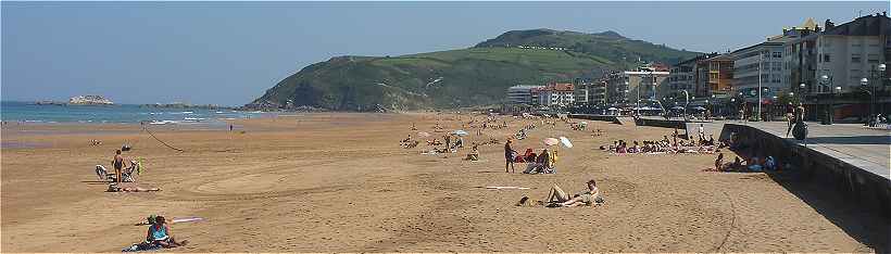 La plage de Zarautz