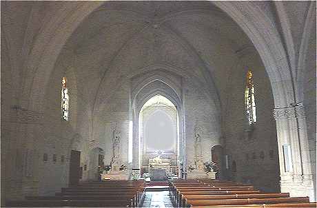 Intrieur de l'glise Notre-Dame de La Roche Posay