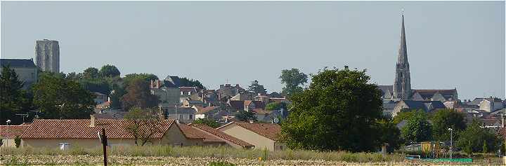 Panorama sur la ville de Loudun