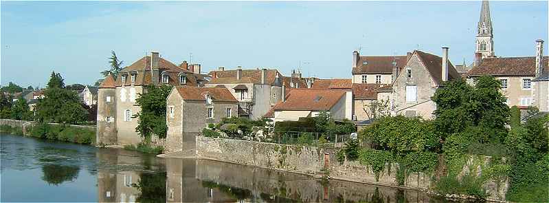 Panorama sur Montmorillon et la Gartempe