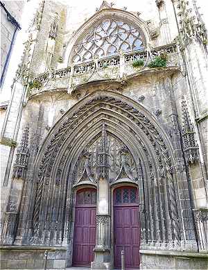 Portail Nord de l'glise Notre-Dame  Niort