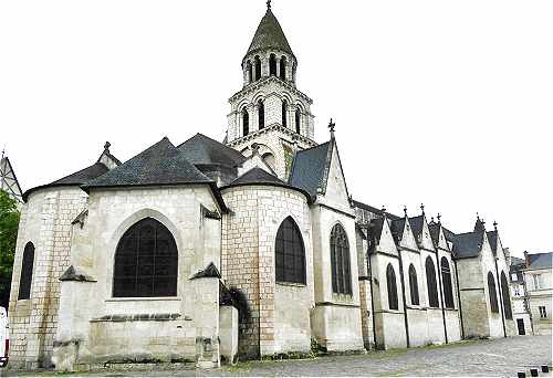 Flanc Nord de Notre Dame la Grande  Poitiers