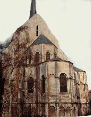 Chevet de l'glise Sainte Radegonde de Poitiers