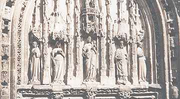 Facade de l'�glise Sainte Radegonde