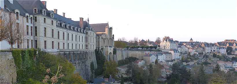 Chateau de Thouars au-dessus du Thouet