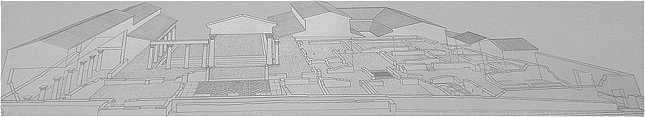 Reconstitution de la Maison à l'Apollon Lauré