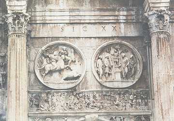 Sculptures de l'Arc de Constantin