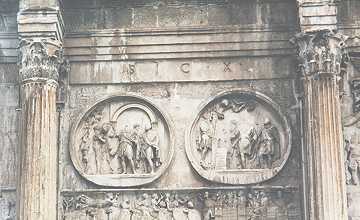 Sculptures de l'Arc de Constantin