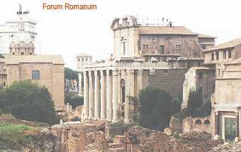 Temple d'Antonin et Faustine dans le Forum Romain
