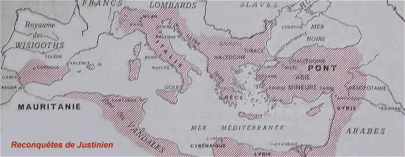 L'Empire Romain  la fin du rgne de Justinien