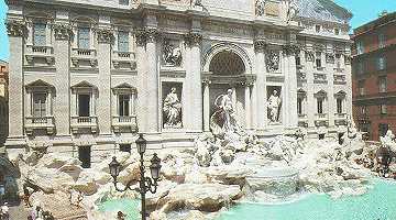 La fontaine Trévi à Rome