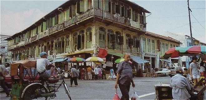 Singapour: le Quartier Chinois dans les annes 1980