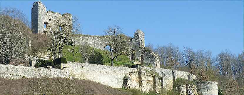 Ruines du chteau-fort d'Etableaux