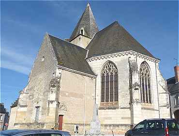 Chevet de l'glise Sainte Eulalie de Genill