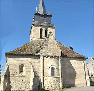 Chevet de l'glise Saint Gervais et Saint Protais du Grand Pressigny