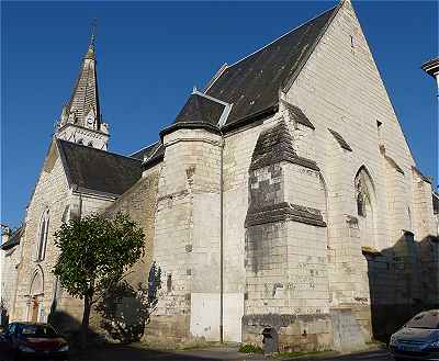 Chevet de l'glise Saint Martin de Ligueil