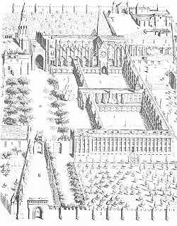 Plan de l'Abbaye de Marmoutier