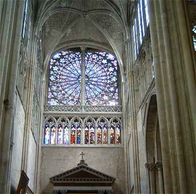 Transept Nord de la Cathédrale de Tours (intérieur)