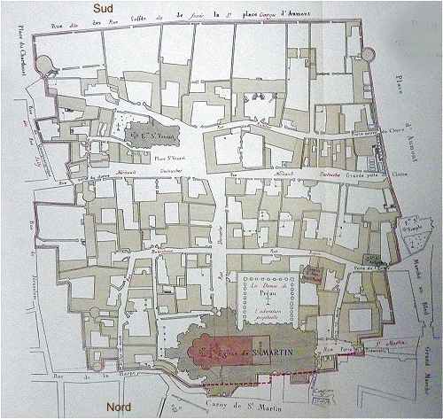 Plan du Clotre Saint Martin