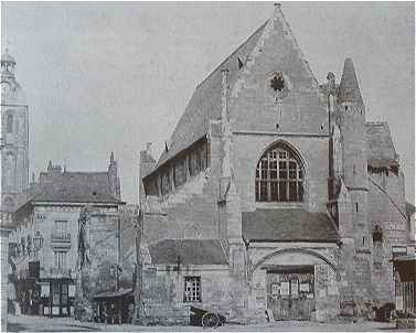 Eglise Saint Clément au milieu du XIXème siècle