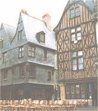 Vieilles maisons Place Plumereau