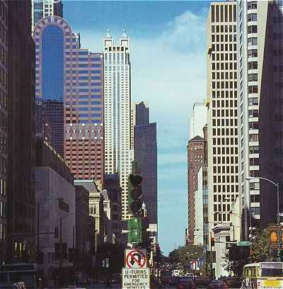 Rue du Centre de Chicago