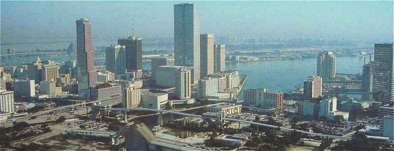 Panorama sur Miami en Floride