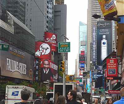 New-York: Broadway prs de Times Square