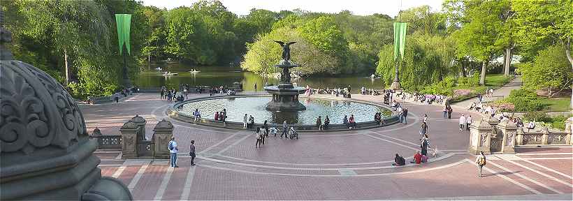 New-York: Bethsada Terrace dans Central Park