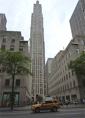 New-York: le Rockfeller Center avec le GE Building