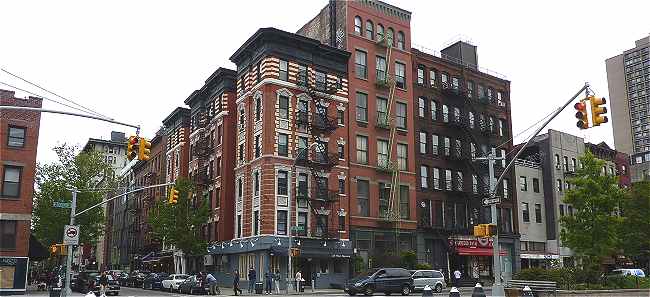 New-York: Quartier de Soho le long de Houston Street