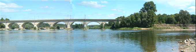 Le Bec du Cher, jonction entre la rivire et la Loire